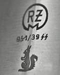 1939: RZM & Rat squirrel, thought to be the last transitional marking used by Eickhorn